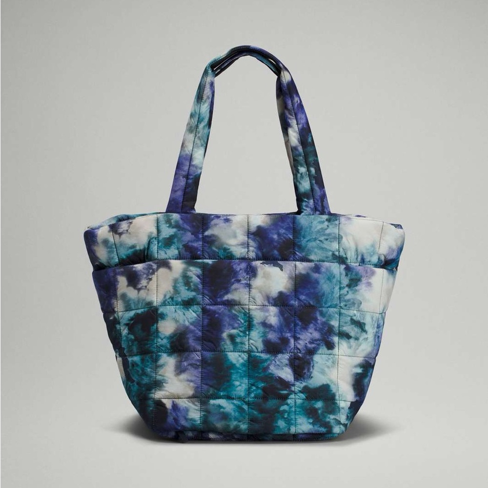 Lululemon Quilted Grid Tote Bag 26L Meteor Wash